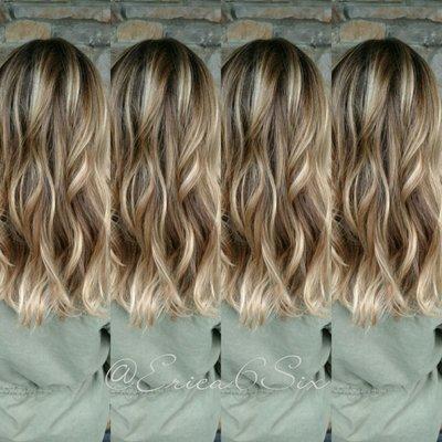 Blonde Balayage.Cut.Style