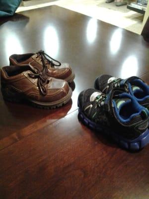 Toddler shoes.