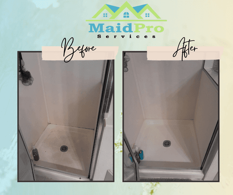 Shower Cleaning by https://maidproservicestx.com/services