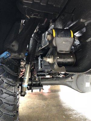 Installed Dakar rear leaf springs