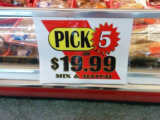 Pick 5 for $19.99 is a great deal!