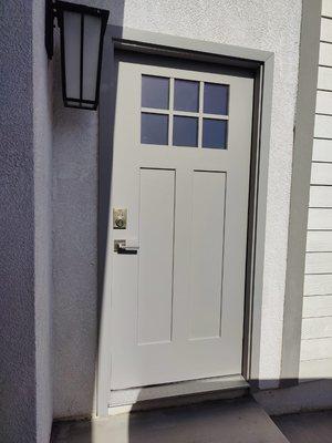 Door refinish