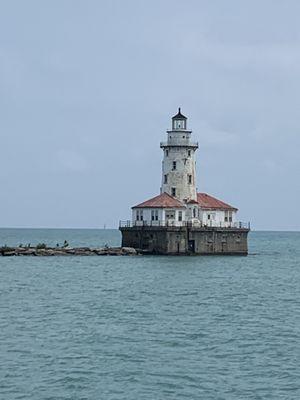 7/21 tour of lake Michigan on the boat as we passed the light house