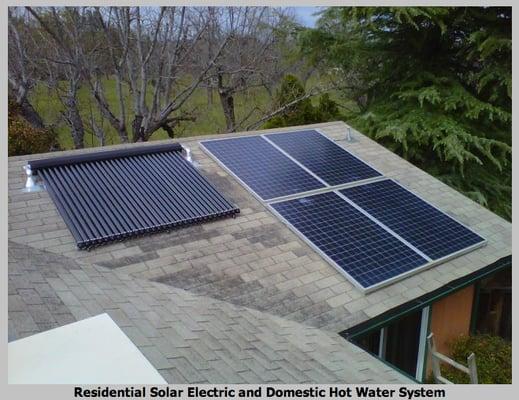 First solar electric system installed on the grid in Lake County, CA  1999