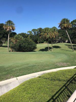 Club House View. Beautiful course .  Hilton head SC