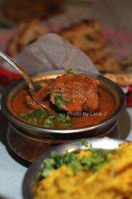 Goat meat inside Goat Curry ($16.99) - good but very little meat