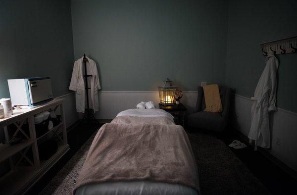 Let your stress melt away in our Massage Room.