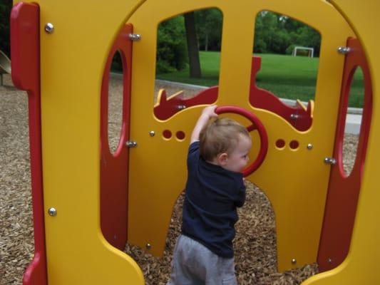 The train proves popular with everyone under five.