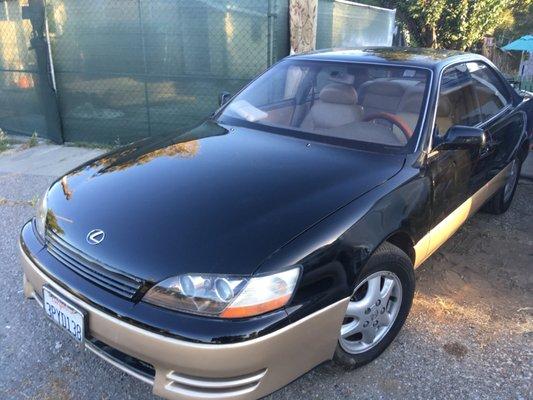 1995 Lexus partial repaint and polish the good panels.