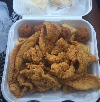 Fried Shrimp & Fillet of Sole