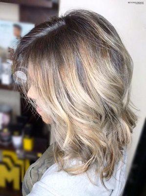 Blonde balayage~By junior artist *Hope* 936-447-2887