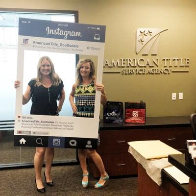 American Title Scottsdale Marketing Managers, Vanessa Krystek & Candis Creel