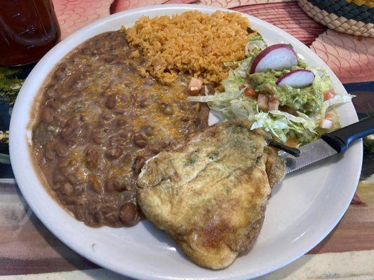 Soft chile relleno