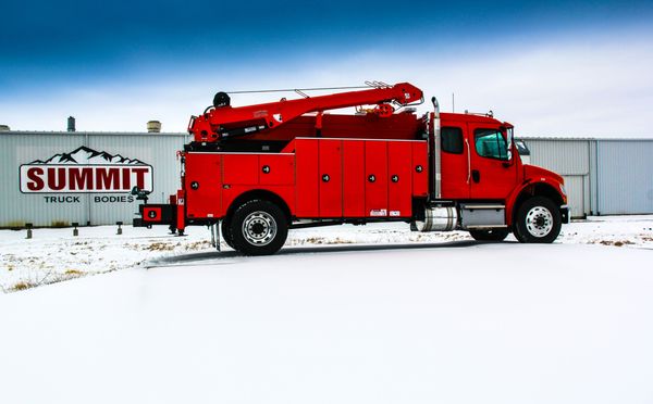 Summit Truck Bodies Red Truck Exterior