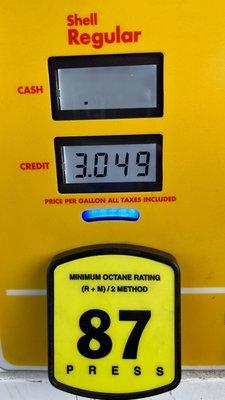 Regularly $3.09. FRN card takes off 5¢