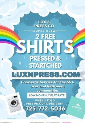 Now you can get clean laundry without the worry! With LUX N PRESS CO, you can trust that your clothes are allergy-free and professionally