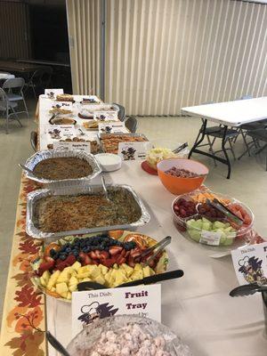 Lots of yummy food for our feast!