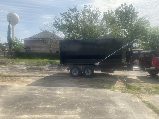 21 yard Rolloff dumpster 445 for 7 day rental