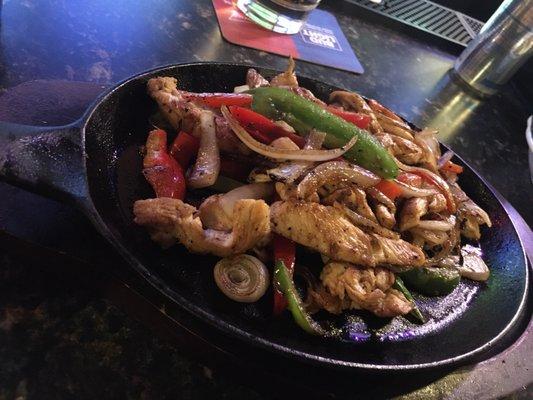 Chicken fajitas