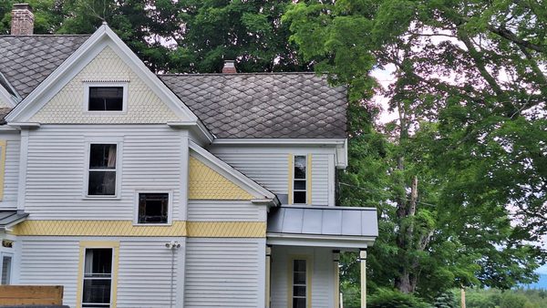 Slate roof will have it removed before lunch