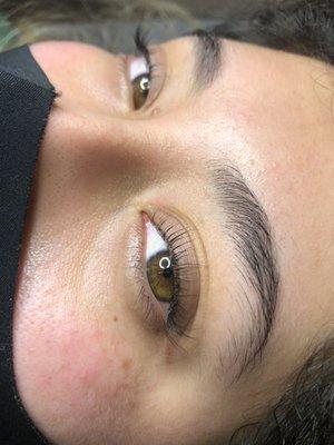 Lash lift client after appointment:)