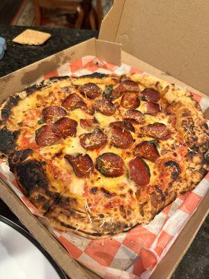 Pepperoni pizza