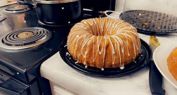 Pound Cake with Glaze