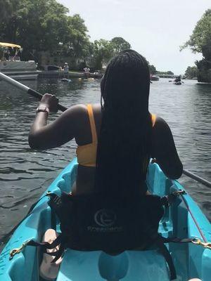 Two person Kayak on Crystal River to Three Sisters Springs