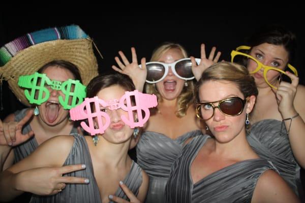 Bridesmaids know how to party!