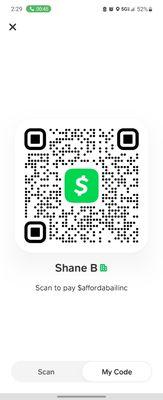 Cash app QR Code