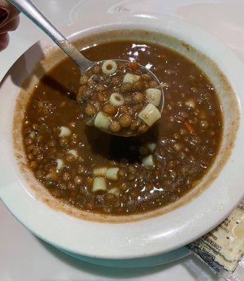 really nice spin on their lentil soup!