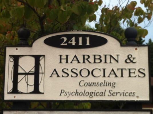 Harbin & Associates entry sign