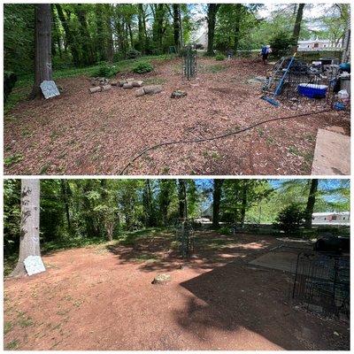 Yard debris removal