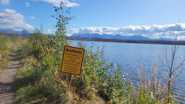 Kelly Lake, one of the day use areas at Skilak