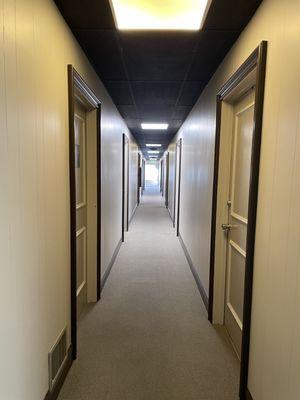 Hallway to office