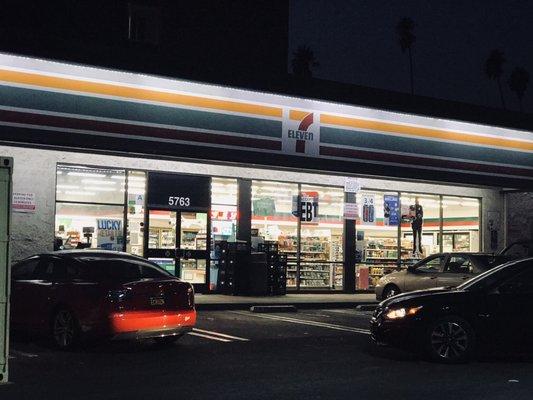 7-11 at evening time