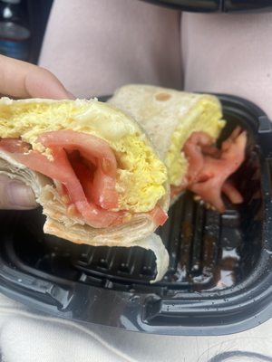 The Brewed Wrap Egg Sandwich