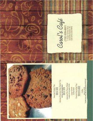 Catering Menu Front & Back