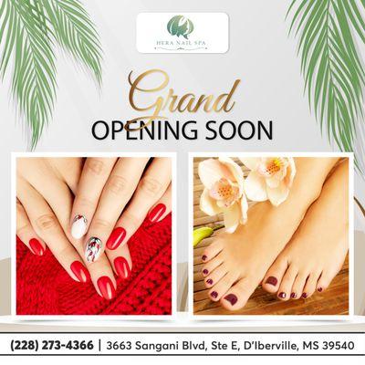 Why choose between manicures and pedicures when you can have both? Our grand opening promises the best of both worlds.