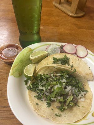 Carne asada taco