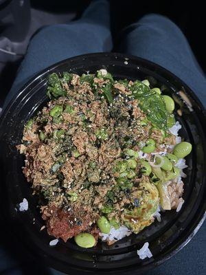 Bowl w/ spicy tuna