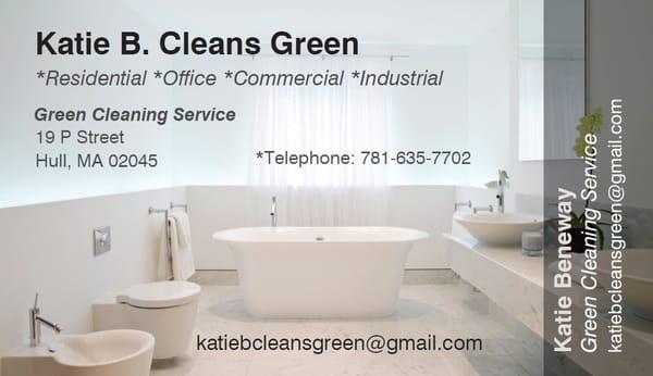 Katie B. Cleans Green