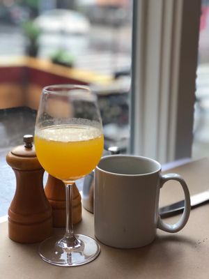 When Bellini meets Coffee at the window table.