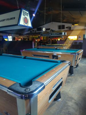 Plenty of pool tables and a chill vibe.