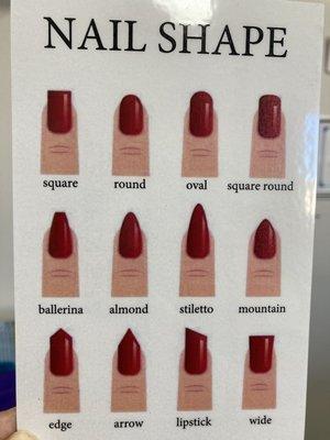 Nail shape 101