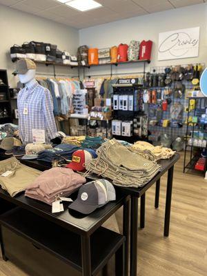 Cronies ...Men's Section. Brands like Howler Bros, Free Fly, Marshwear, Fish Hippe