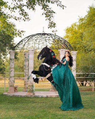 Special quinceañera horse photoshoot