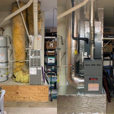 New heating and cooling system installed in Elk Grove, Ca!