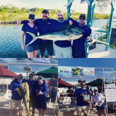 Team Folklure Charters bringing home the hardware.