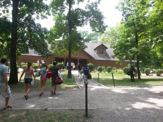 Daniel Retreat Center where campers check in.